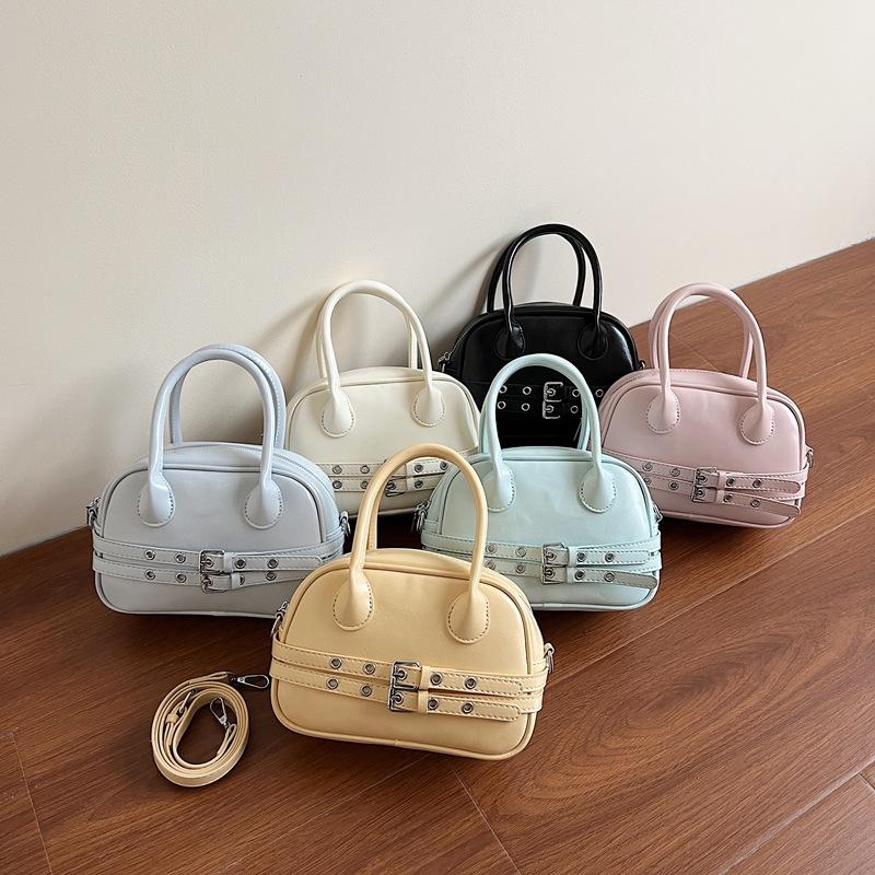 Bags Large-capacity women's handbags Summer new casual simple small square bags Versatile fashion bowling bags