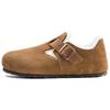 Birkenstock London Shearling Suede Leather Shearling Tea 1014962