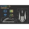 Glorious Model D Minus Wireless - Matte White Honeycomb Design Small Lightweight Wireless Gaming Mouse GLO-MS-DMW-MW MS594