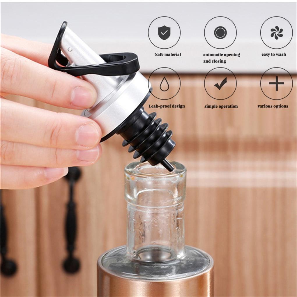 Home Drink Wine Pourer Stopper Dispenser Silicone Champagne Seal Nozzle Seasoning Vacuum Sealer Leakage Saver Accessory
