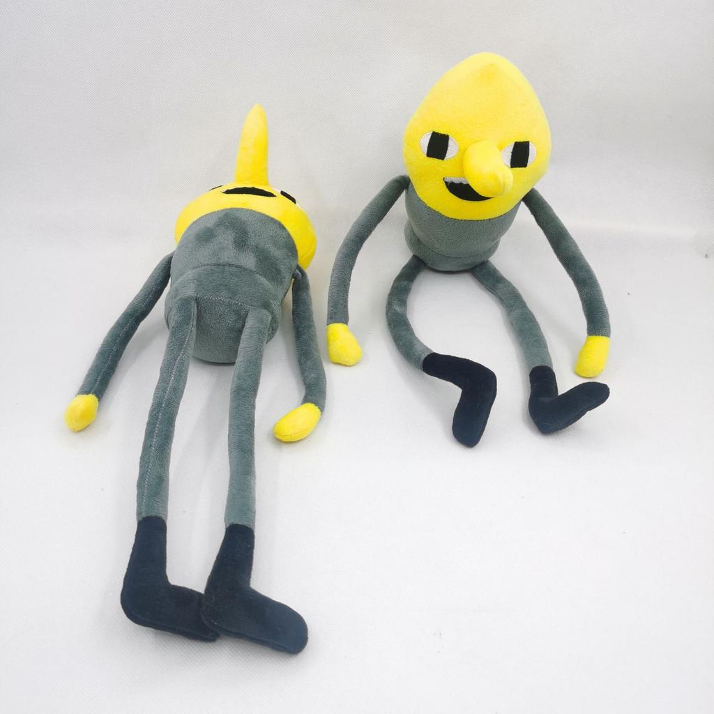 Κανονικού Μεγέθους Lemongrab Μακροπόδης Κούκλα Λεμονιού Δούκα Κούκλα Βελούδινη