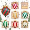 10Pcs Christmas Decorations, Spherical Aluminum Foil Balloons, Holiday Parties, Shop Window Decorations, Supplies