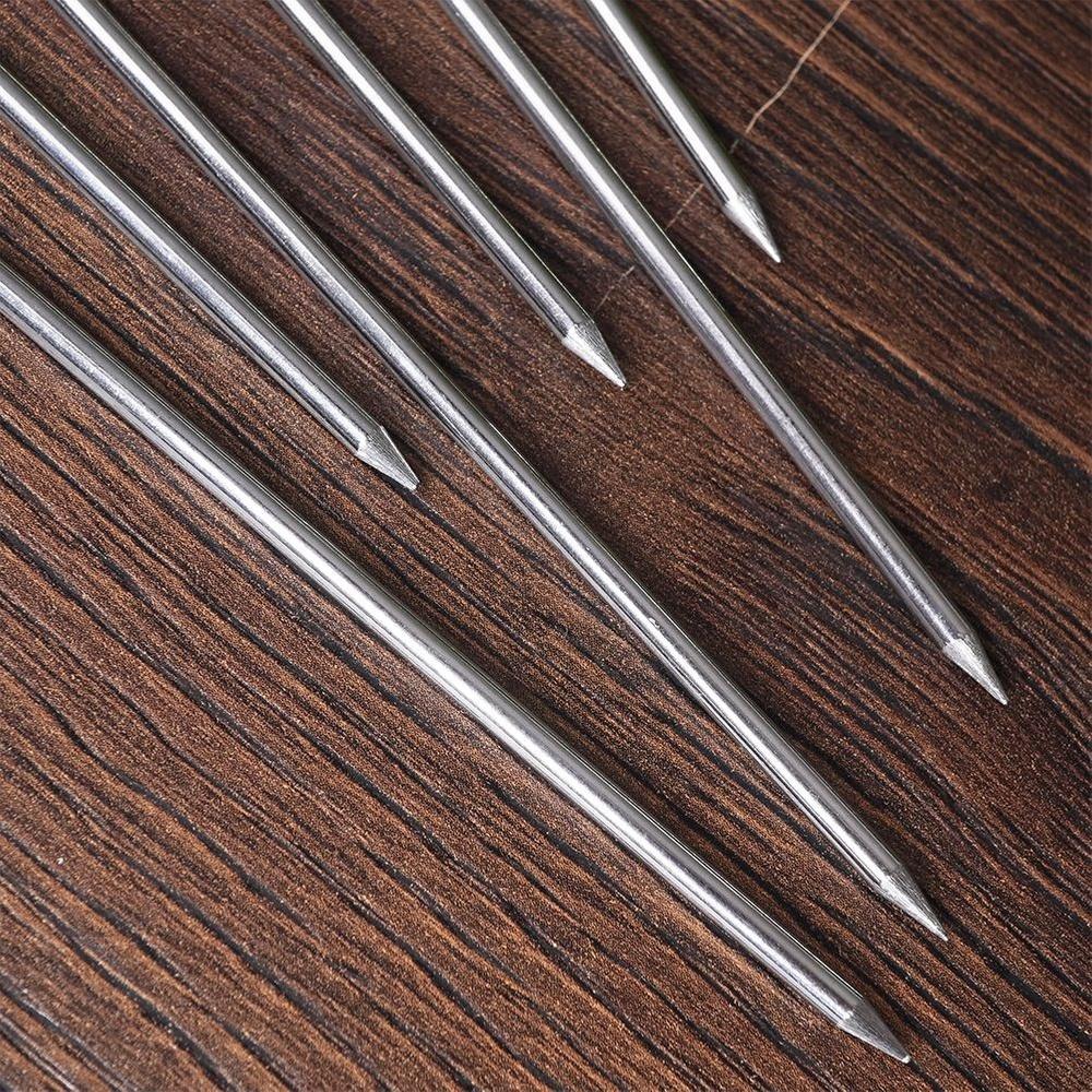 6x Steel Skewers Steel Skewers for Grilling Skewers