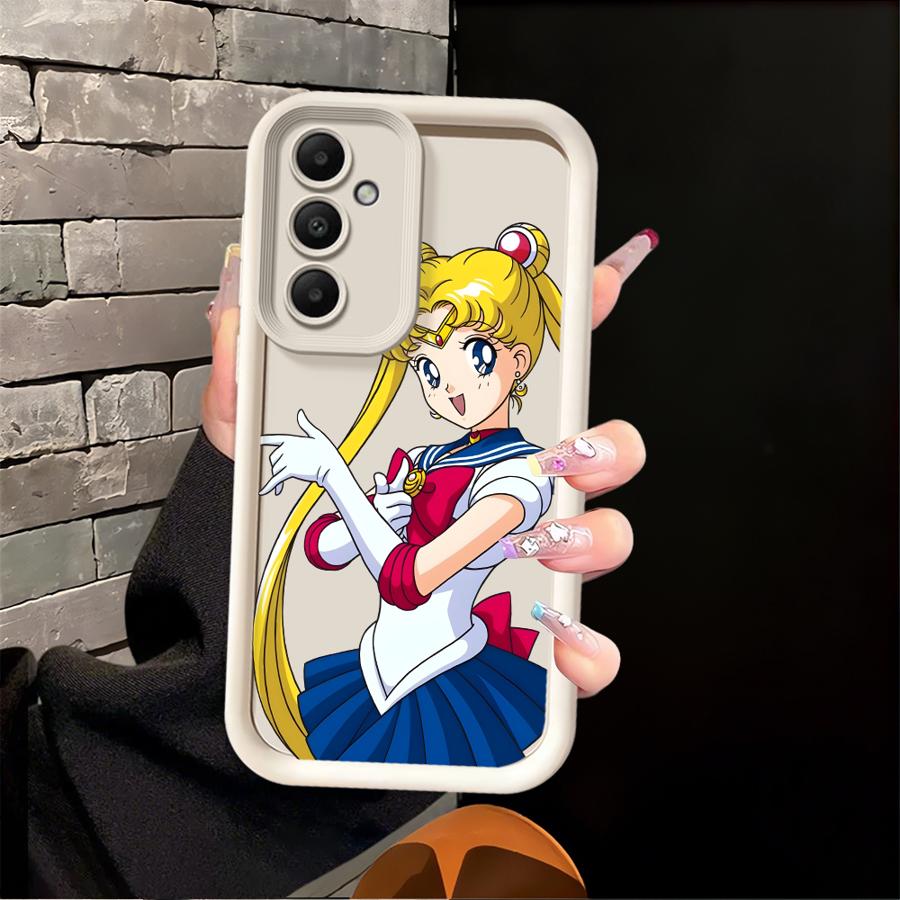 

Cartoon Sailor Moon Soft Shell Phone Case for Samsung Galaxy A22 A23 A15 A16 A53 A54 A51 A52s A56 A25 A33 A34 A35 A36 A12 A13 Galaxy A34 5G