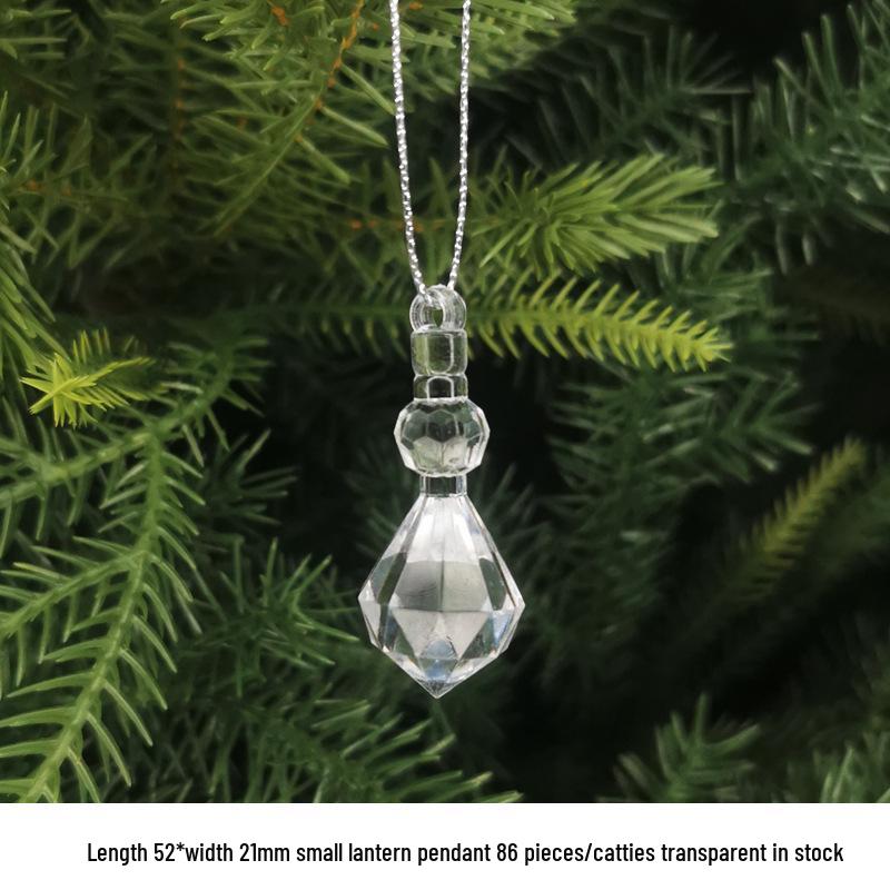 DIY Acrylic Beaded Jewelry Accessories: Transparent Cone Pendant for Door, Window, or Bead Curtains