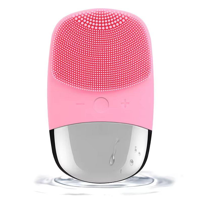 Electric Waterproof Sonic Face Scrubber Facial Cleansing Brush Silicone for Women Deep Clean Exfoliates and Massage