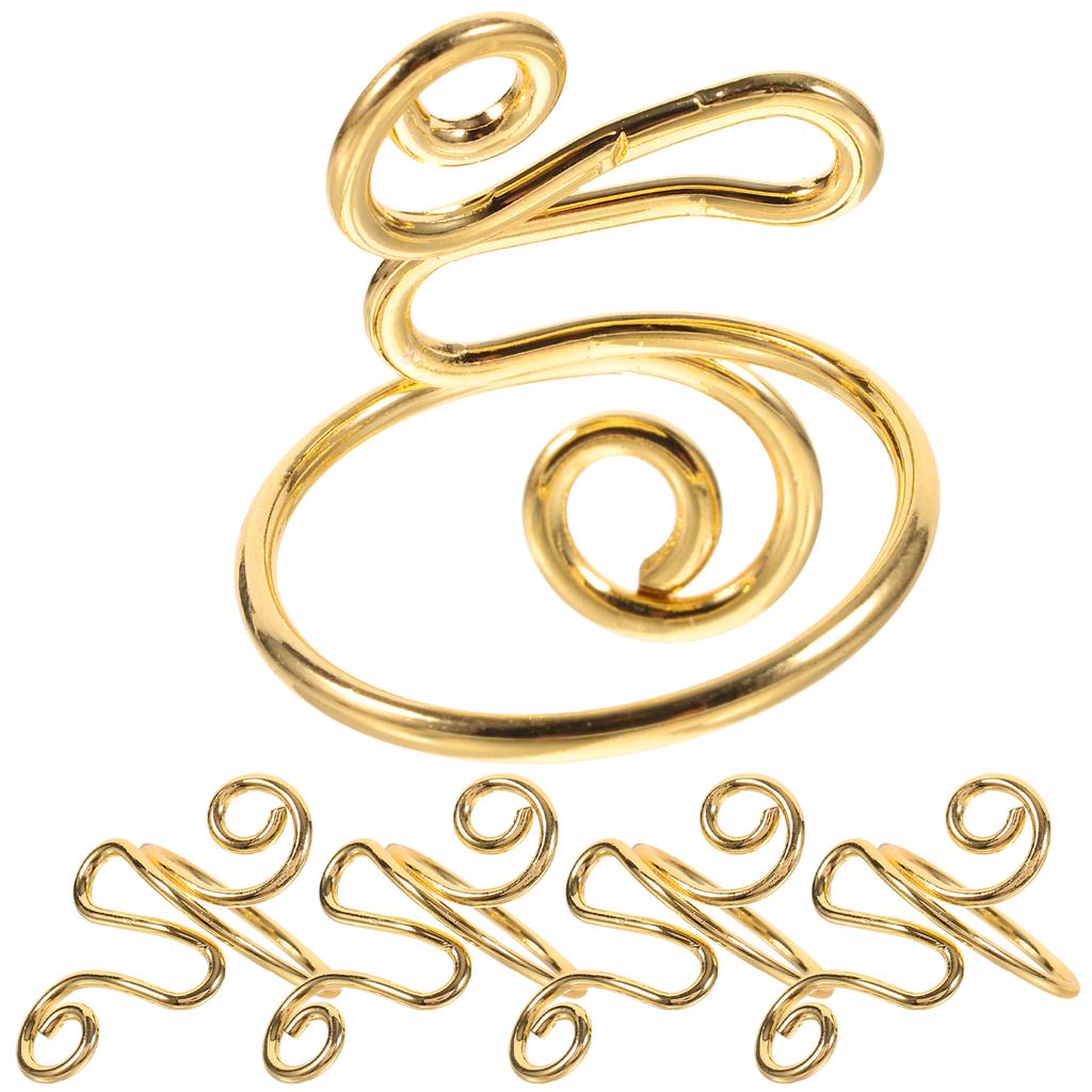 5Pcs Knitting Rings Durable Creative Crochet Finger Rings Yarn Guide Tension Tool Practical Knitting Accessories