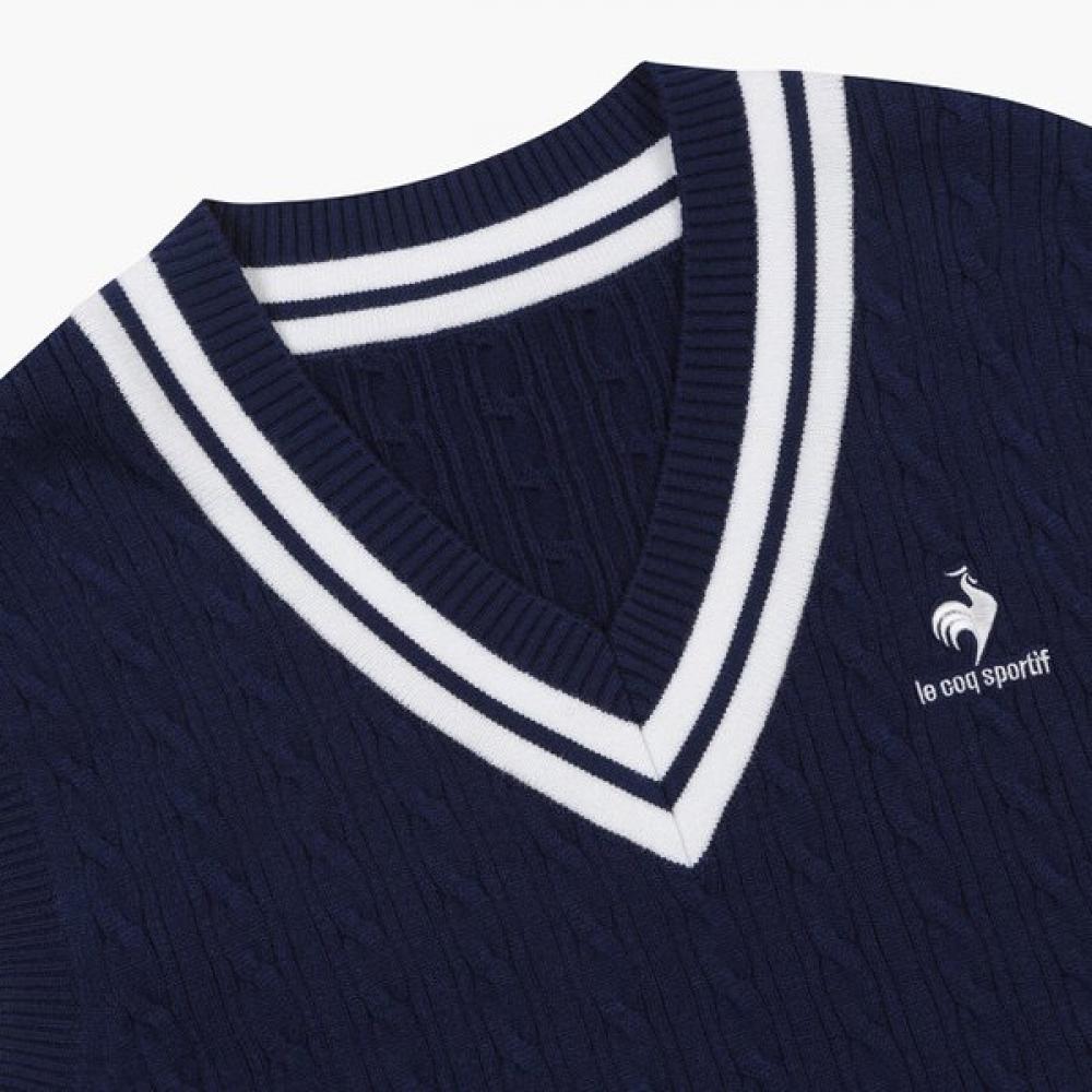 Le Coq Sportif [cLearance][70  Off] cabLe Sweater Vest Unisex Qp123tst12