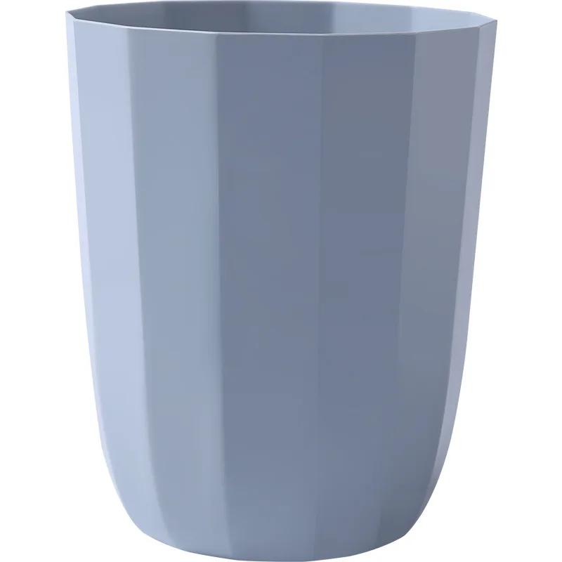 1pc Household Trash Can Open Trash Basket Plastic Basket for Bathroom Bedroom Kitchen (Pink)