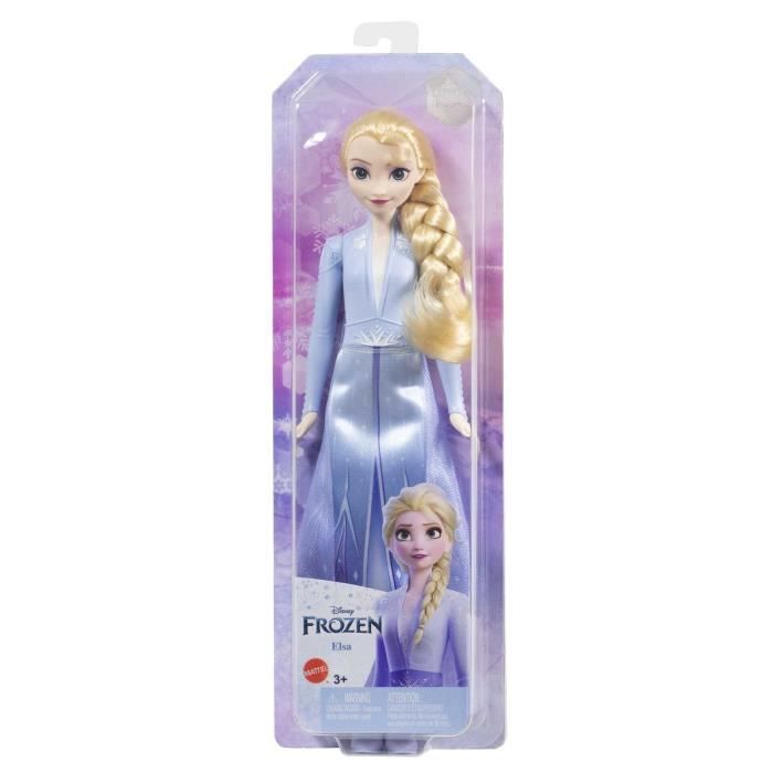 La reine des neiges 2-elsa-mattel poupée disney avec habillage et accessoires hlw48