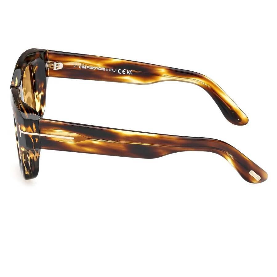 Tom Ford IliaS Light Brown Square Men S SunglaSSeS Ft1154 52e 50