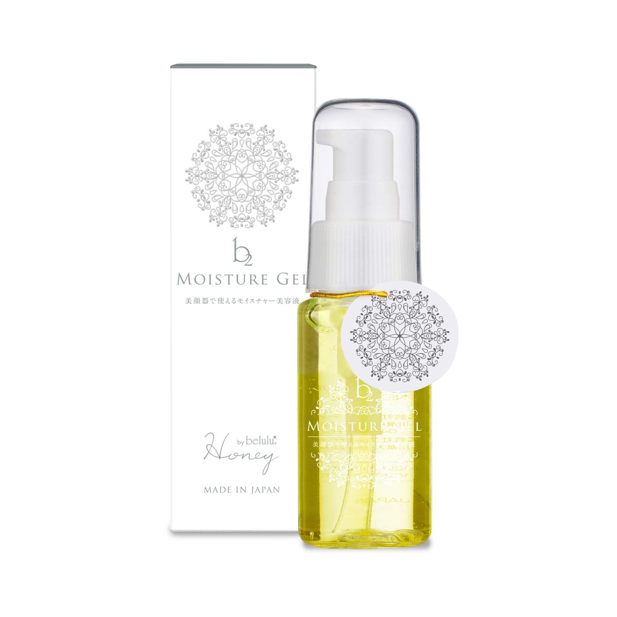 

Belulu b2 Бутылка (50г) Ультразвуковой прибор для красоты лица, увлажняющий гель, бутылочка Belulu b2, сделано в Японии