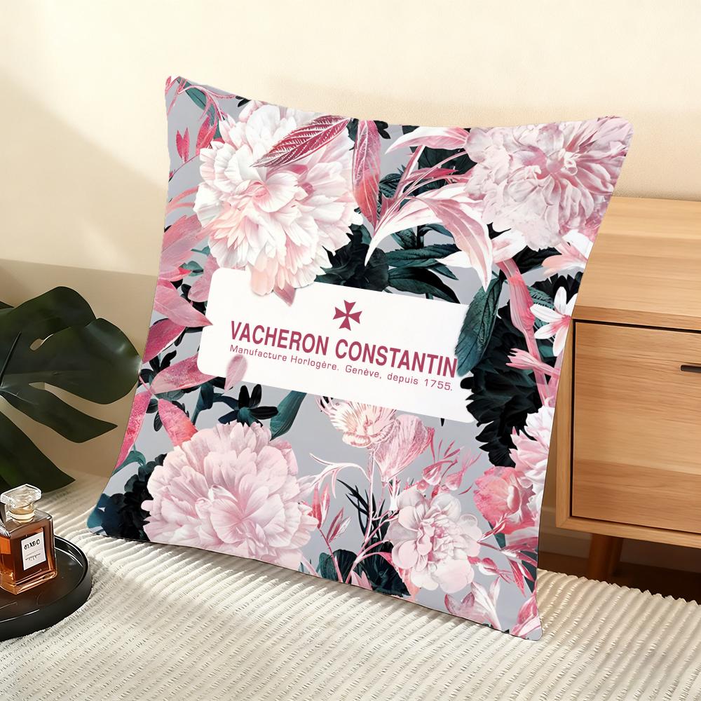 Cushion Cover Silky Short Plush Home Sofa Cushion Cover - Invisible Zipper Home Decoration FashionV-Vacherons C-Constantin