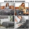 50*60Inch Heating Blanket-Electric Blanket,Soft Heated Throw Blanket With 6 Heating Levels & 4 Hours Auto-Off