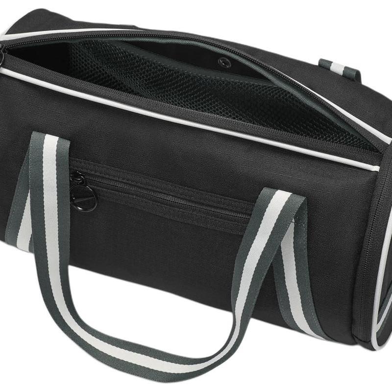 Nike Polyester Portable One Shoulder Crossbody Gym Bags Large Size Unisex Black & Vintage Green & Stadium Green Casual DR6261-013