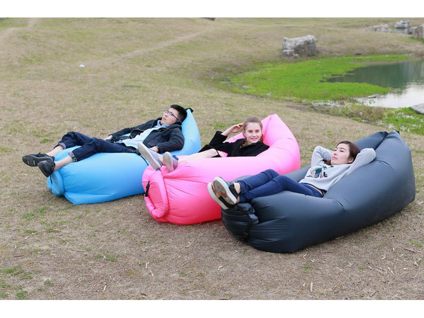 Outdoor Inflatable Air Sofa Bed - Lazy Sleeping Bag