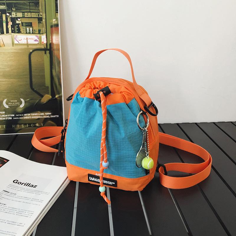 Dual-purpose messenger water cup bag outdoor sports backpack niche leisure shoulder bag light hiking kettle bag