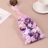 50Pcs Pink Butterflies Cellophane Goody Bags With Silver Twist Ties Plastic Butterfly Candy Bag Treat Bags Party Decor