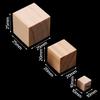 Woodwork Craft DIY Wooden Square Blocks Mini Cubes Embellishment