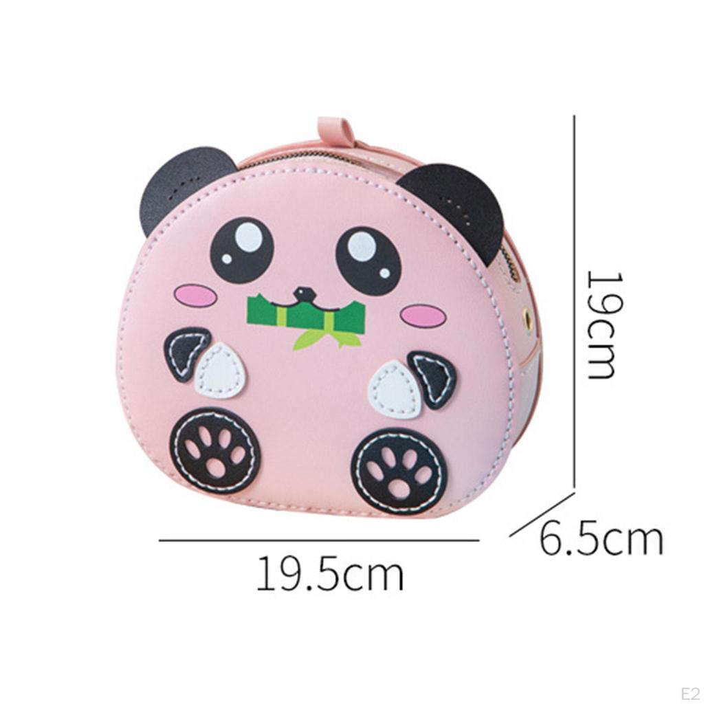 DIY Leather Bag Making for Beginner Pre Punched Panda Shaped Woven Shoulder Sewing Material