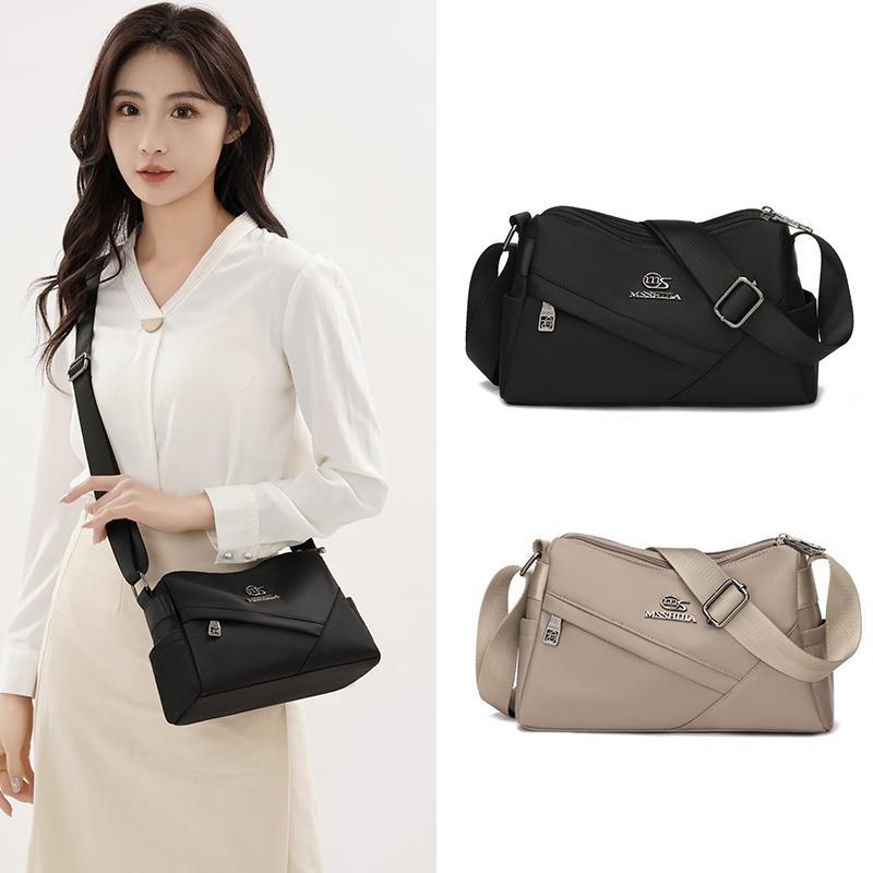 Middle-Aged Women's Bag Crossbody Bag Oxford Shoulder Bag Large Capacity Mother Bag
