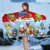 Cute Cartoon Super Zings Microfiber Blanket Quick Drying Beach Towels Oversized Printing Super Absorbent Pool Towel Blanket