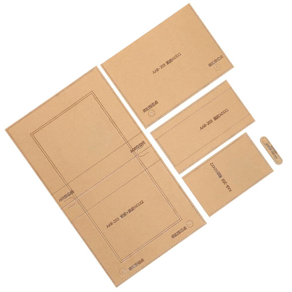 DIY Acrylic Stencil Template Leather Pattern Shoulder Messenger Bag Making Tool AAB-203