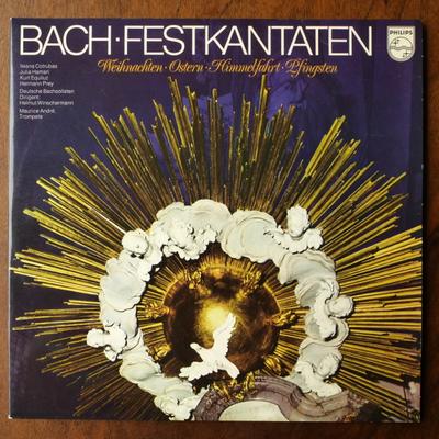Δίσκος LP BACH, ILEANA COTRUBAS, JULIA HAMARI - Εορταστικές Καντάτες 6747006 PHILIPS Γερμανία Κλασική Μεταχειρισμένος