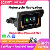 EKIY 5.0 Inch Wireless CarPlay Moto Android Auto Portable Digital Motorcycle Dashboard GPS Navigation Removable Display Screen