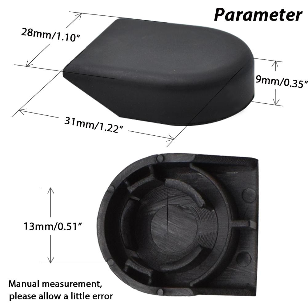 WANGXI Coppia Copridado Braccio Tergicristallo Per Toyota Yaris, Corolla, Verso, Auris - Ricambio 85292-0F010