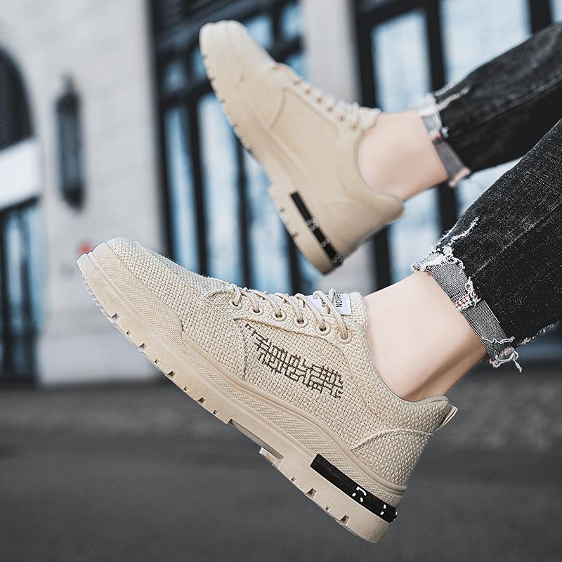 Fashion New Casual Sneakers Men's Brand Board Shoe Designer Platform Soft Soled Casual Breathable Lightweight Walking Vulcanized Shoes