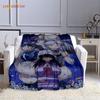 Anime flanelová deka InuYasha Print Deky Hanyou No Yashahime 3D Dětská Deka Dospělí Domácí Dekor Módní Party Deka Dárek