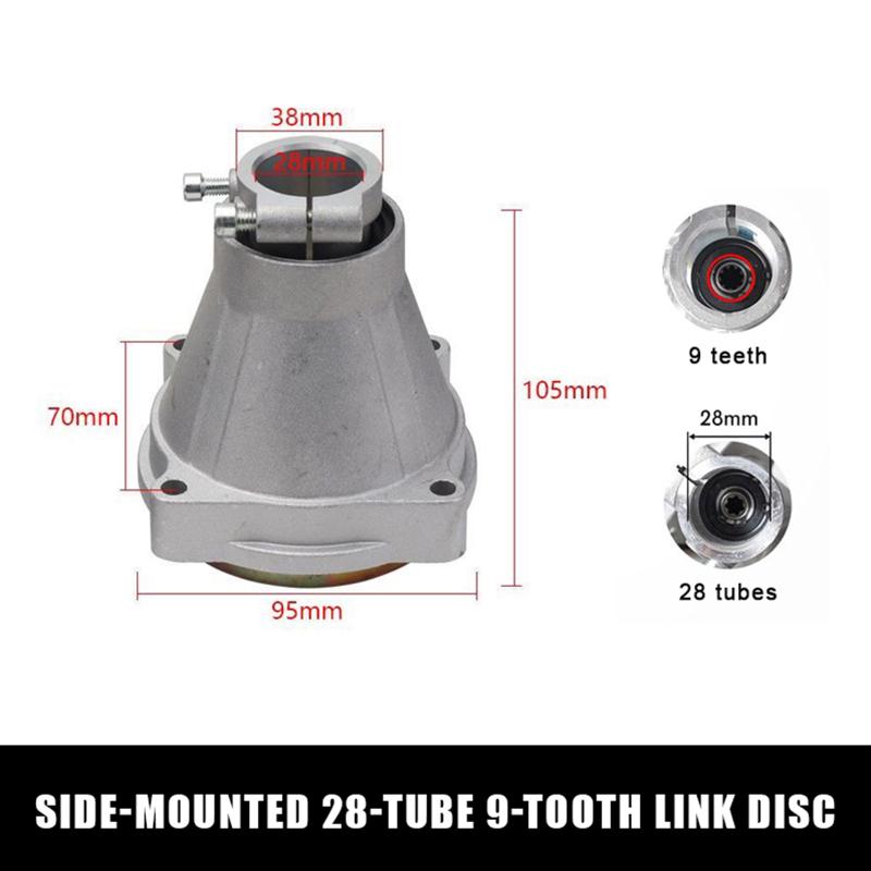 Accessori Universali per Attrezzi da Giardino a Motore Blocco di Uscita Universale 26mm 28mm 7 Denti 9 Denti Per Decespugliatore a Benzina
