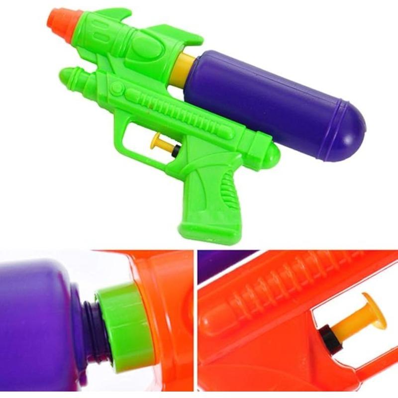 Colorful Portable Manual Water Gun for Kids - Summer Outdoor Beach Pool Garden Water Play Sprayer Pistol Toy Gift for Children