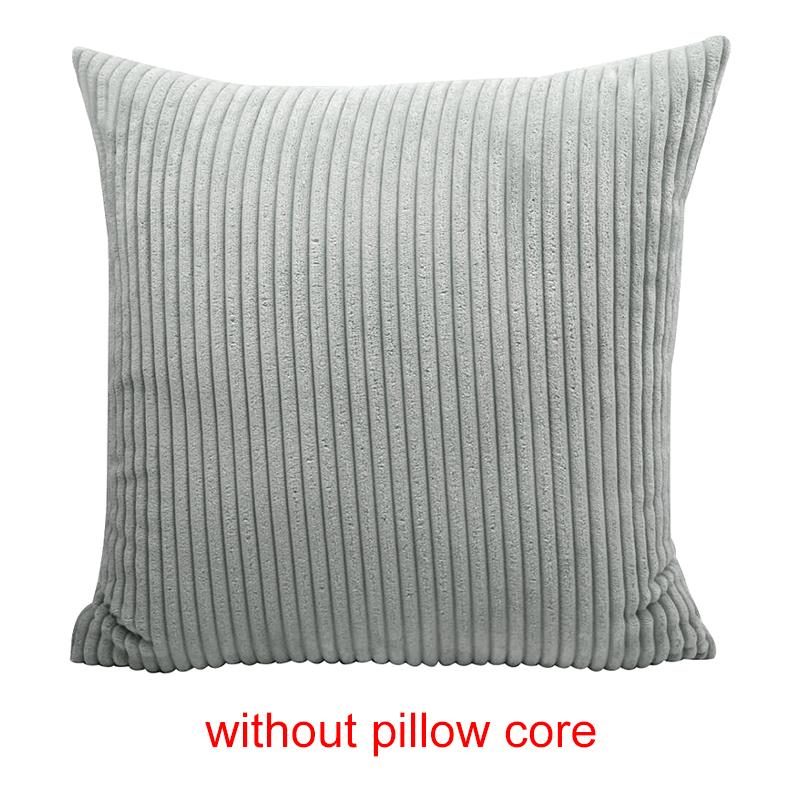 

1Pc Cushion Cover Bed Pillow Case Supersoft Home Decor Living Room Decoration 40X40CM Sofa Striped Corduroy 40*40cm