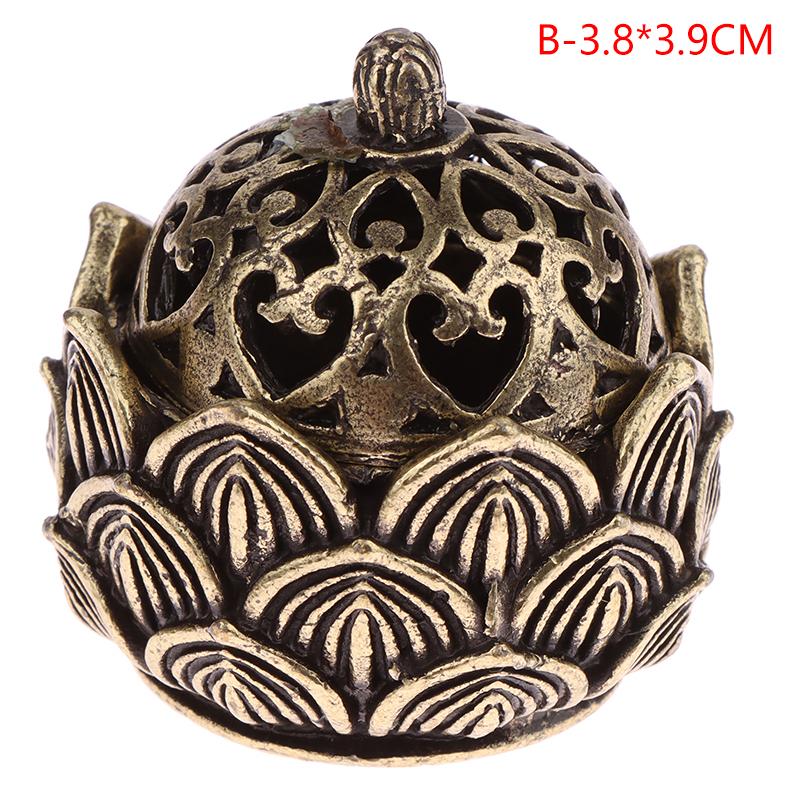 Palnik kadzideł Lotus Buddyzm Kran Uchwyt na kadzidełka Mini kadzielnica z drzewa sandałowego Rzemiosło Dekoracja domu