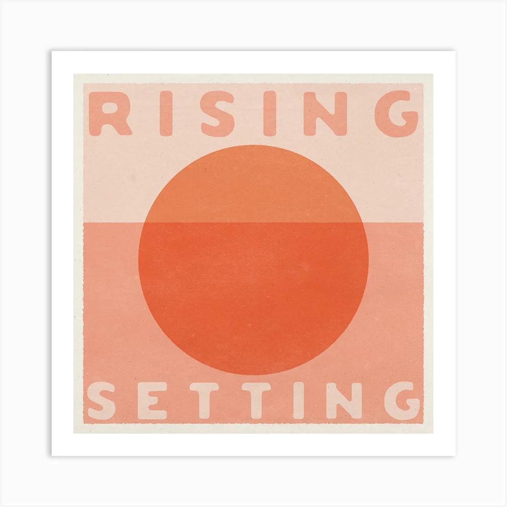 Square Poster Art Prints Boho Abstract Woman and Leopard Snake Nordic Retro Sun Face Mind Canvas Painting Living Room Home Decor