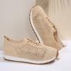New Large-sized Breathable Low-top Single-shoe Women's Sporty Casual Flat Lace-up Board Shoes