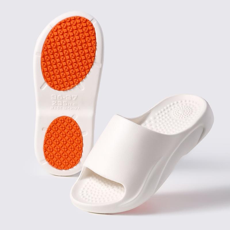 Fashion Non Slip Eva Bathroom Massage Insole Slippers for Women 2025 Summer New Thick Bottom Home Slides Woman Soft Sole Indoor Slippers