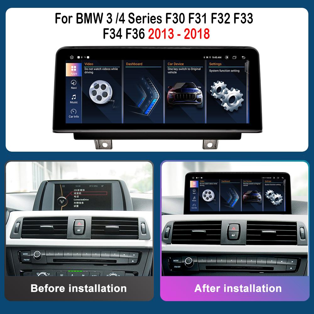 10.25 Inch Right Hand Drvie for BMW 3 /4 Series F30 F31 F32 F33 F34 F36 2013 - 2018 NBT EVOAndroid Car Radio Multimedia Player