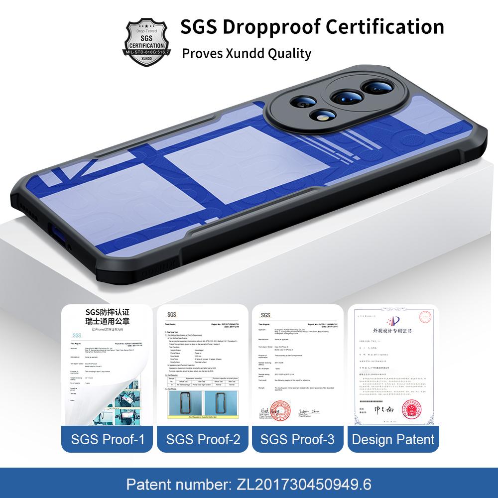 XUNDD For Huawei nova 12 Pro 5G/nova 12 Ultra 5G Case Acrylic+TPU Protective Back Cover