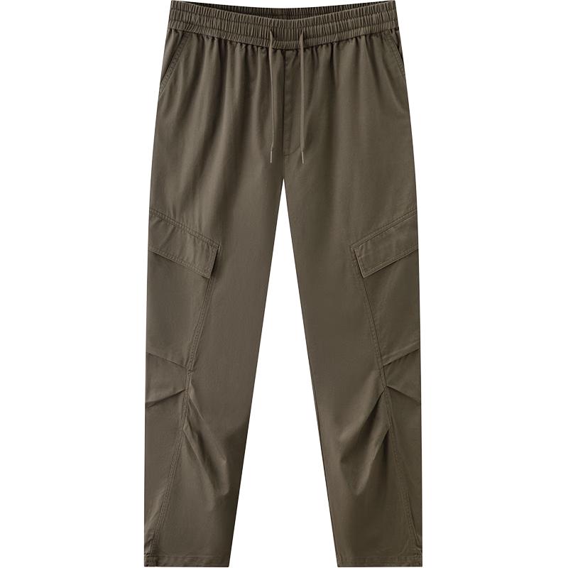 

Semir Men s Loose Straight Leg Cargo Parachute Pants L