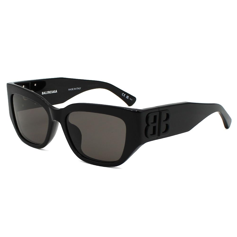 BALENCIAGA Asian BB0361SK-001 Sunglasses, Fit, Unisex, Men's, Women's