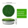 Golf Putting Cup and Grass Style Cover Set for Backyard Practice, Round Cup with Removable Cap and 3-Hole Base Design