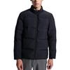 Saucony Solid Color Stand Collar Slim Fit Warm Long Sleeve Down Jacket Men outerwear Black SC2240214AL-BK01