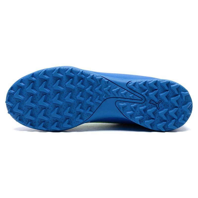 Puma Ultra Play Comfortable TT (Rubber Studs) Durable Soccer Shoes Men Soccer Shoes Blue White Green 107528-03
