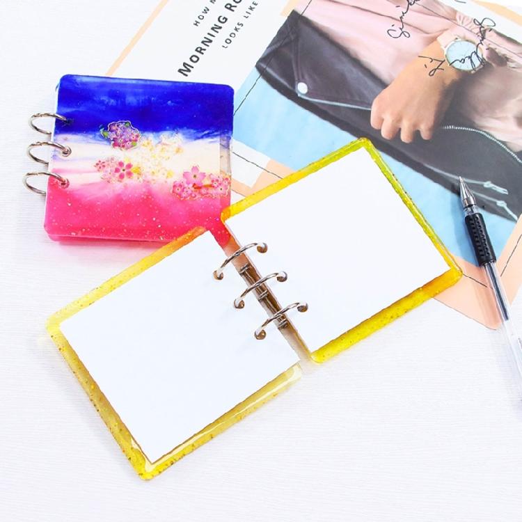 High Quality Flexible DIY Silicone Mold for Notebook Cover Keychain Phone Case