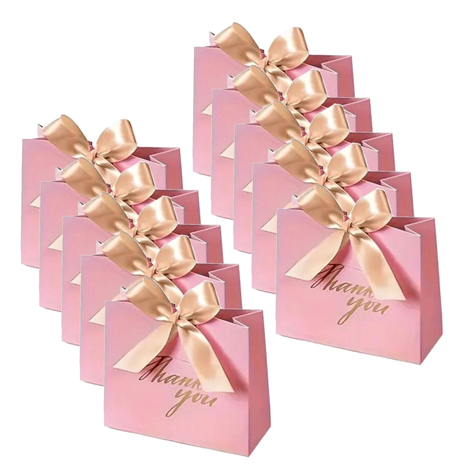 

Recyclable Paper Party Favors Box With Metallic Accent Paper Candy Container Ideal for Weddings and Special Event A