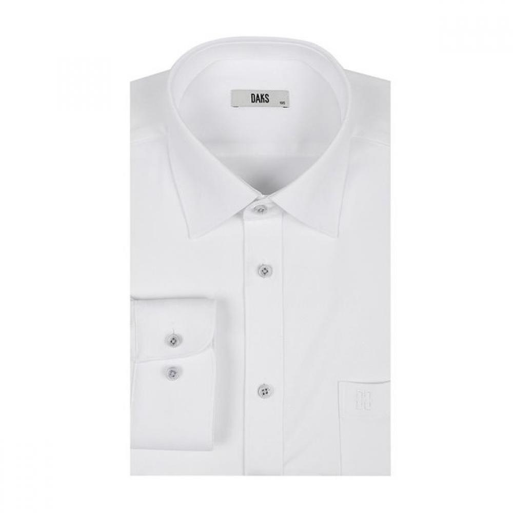 DakS Men S Twill Solid Regular Fit Long Sleeve Shirt dmp1Shdl115a1