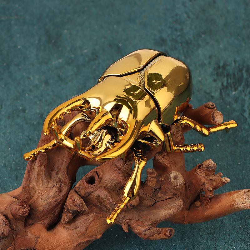 Wind Up Beetle Bionic Toys Creative Prankster Animated Insect Toy Model Beetle Children'S Battle Plastic Animals Wind Up Toy